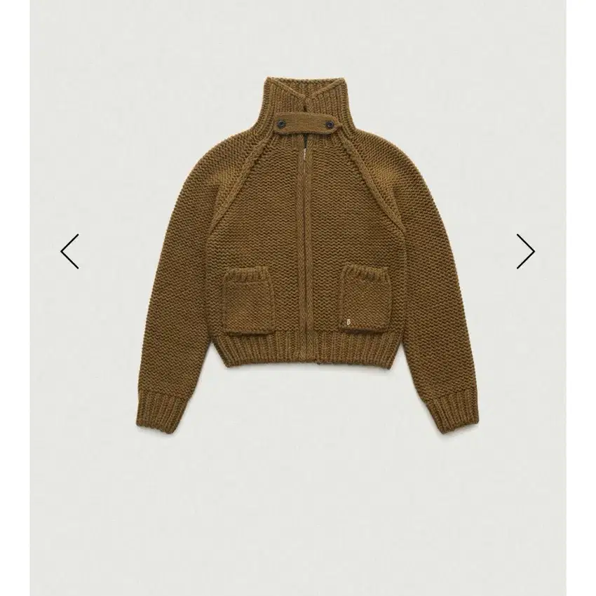 더바넷 soap zip-up olive