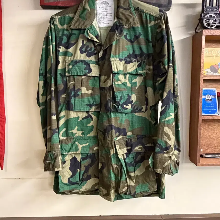 80's 미군 RDF 우드랜드 셔츠 XS-S 1020-2