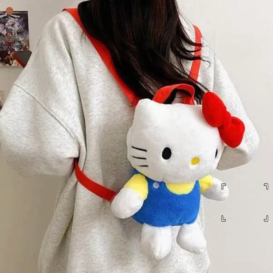 새상품 헬로키티 인형 백팩 가방