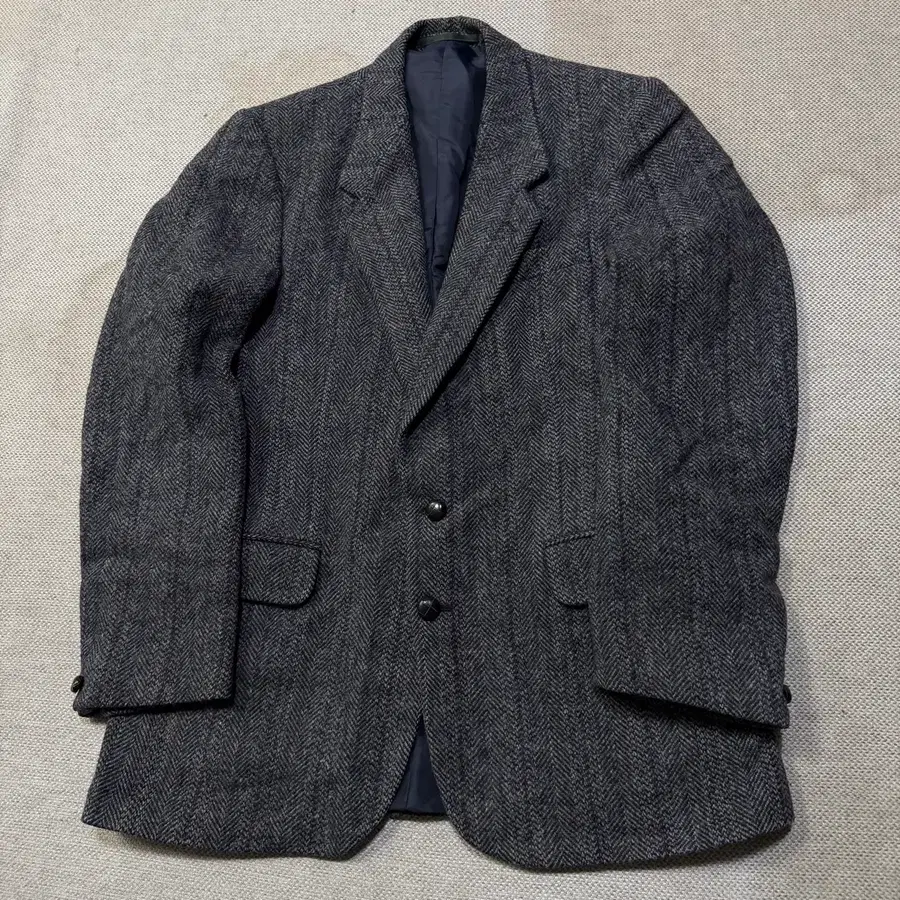90s Harris Tweed 해리스트위드 빈티지 울 헤링본자켓