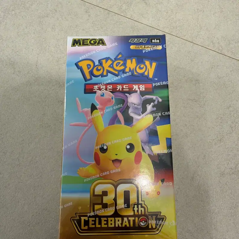 (슈링크 미개봉) 포켓몬 30주년 카드 박스