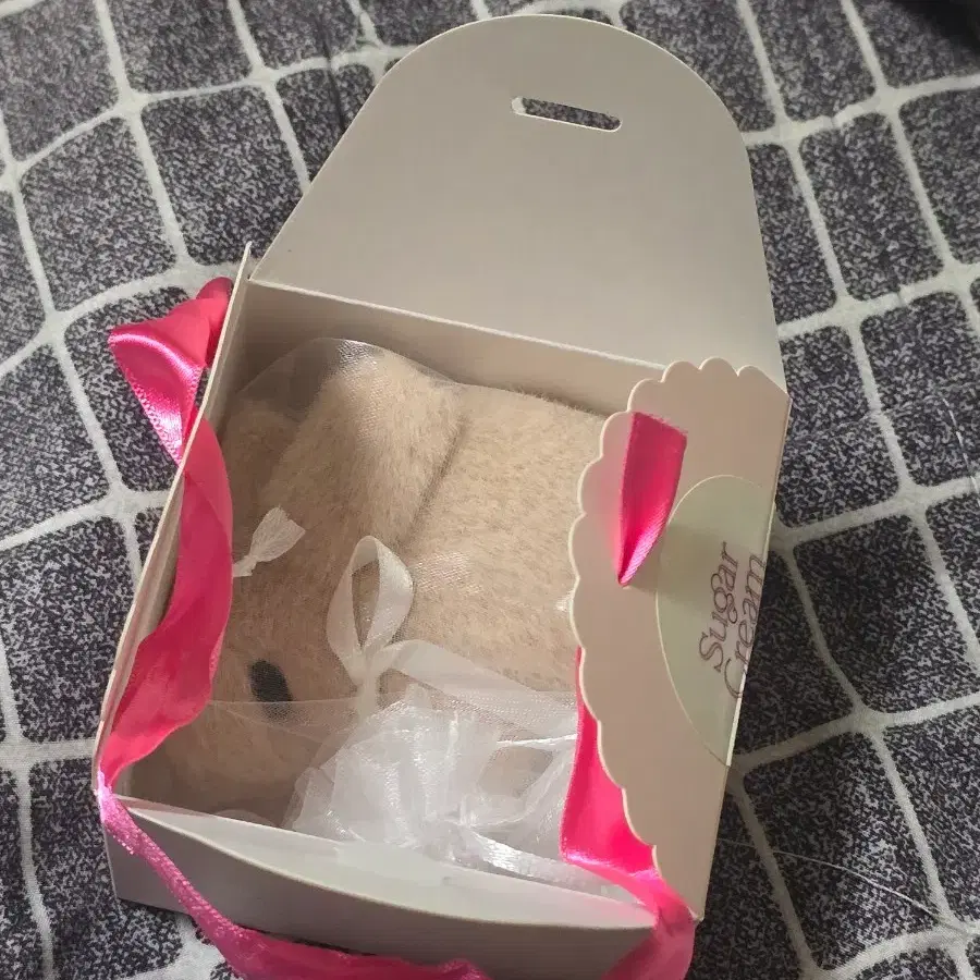 포에티코 작가님 슈가크림토끼 코코아 키링 인형
