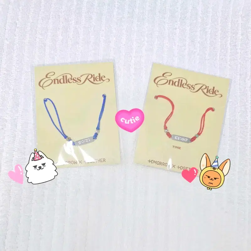 투바투 연준 수빈 팔찌 BRACELET ENDLESS RIDE 엔드리스 VR 콘서트 굿즈 미개봉