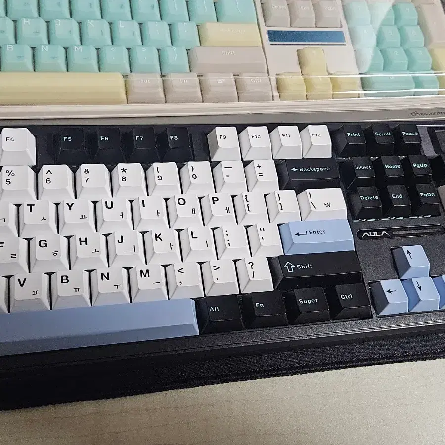 독거미 AULA F108pro 유무선 기계식키보드 저소음바다축
