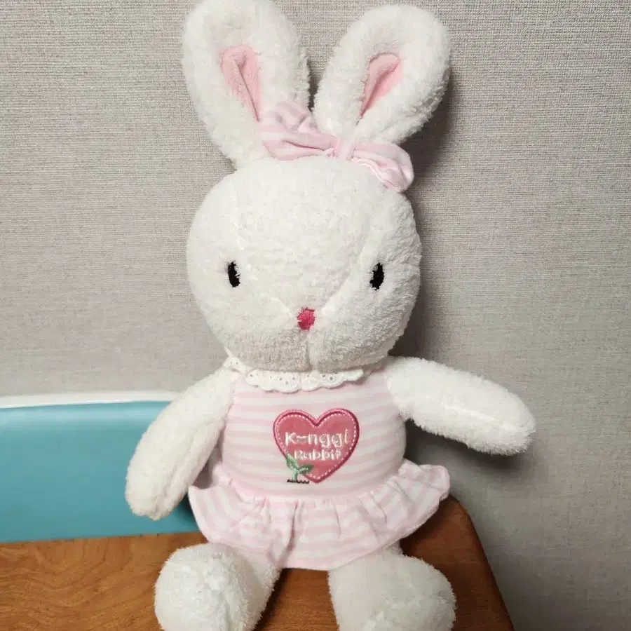 토끼 핑크 중형인형 30cm