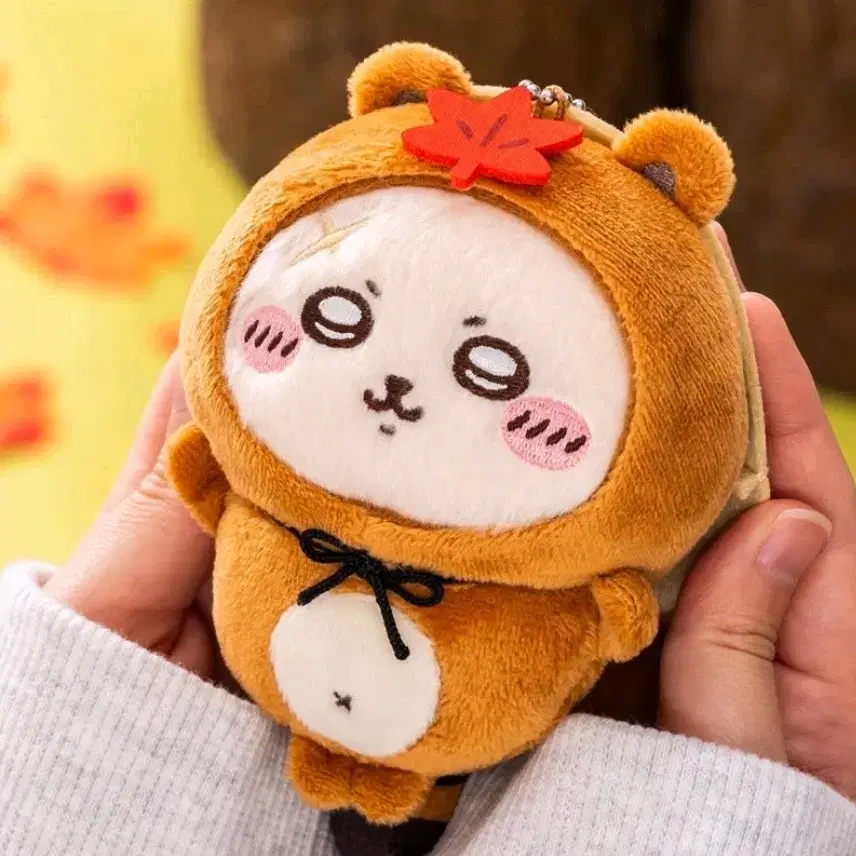 치이카와 너구리 쿠지 랏코 마스코트 인형