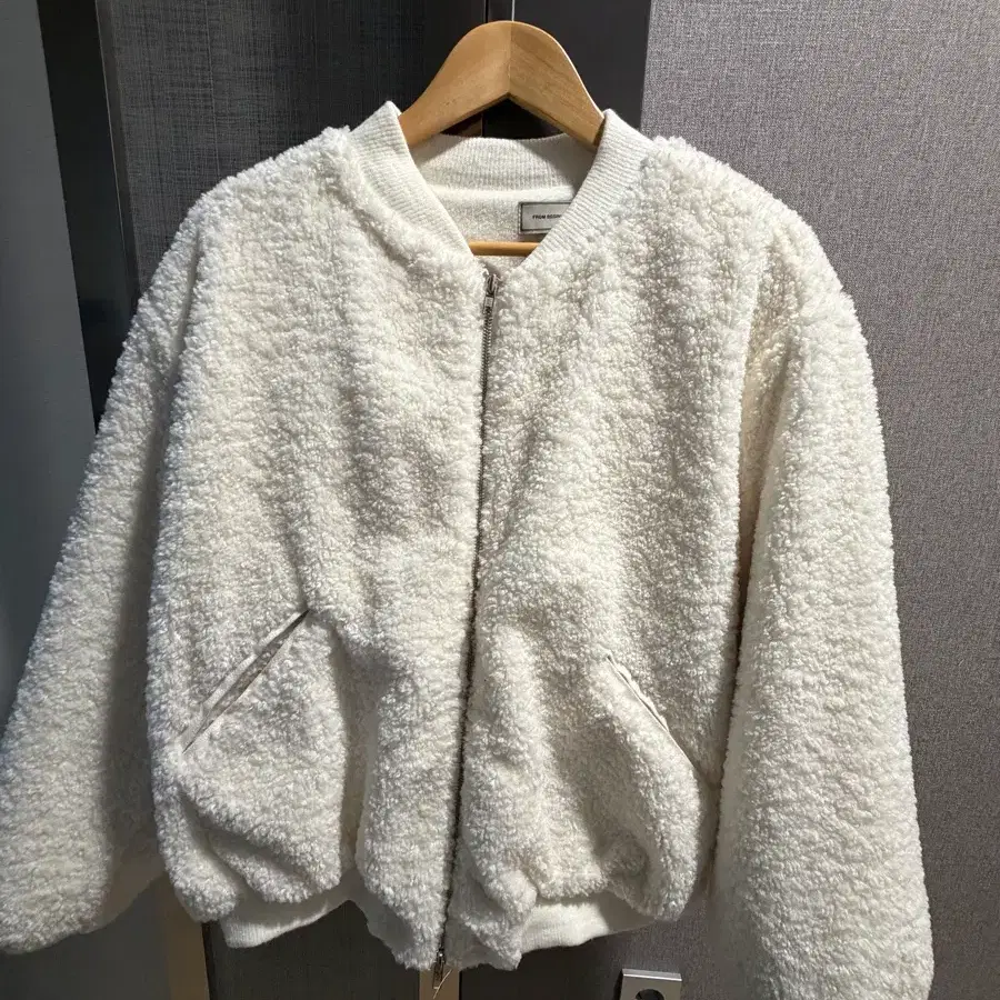 양털 블루종 집업