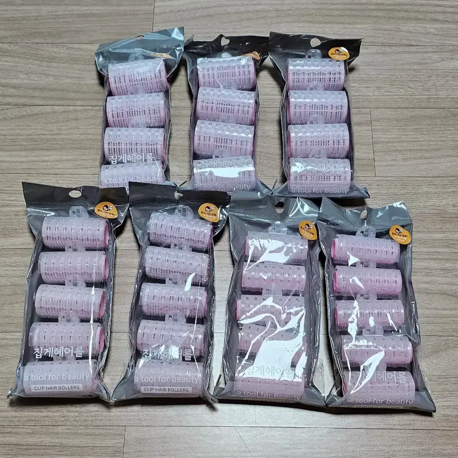 (새상품) 집게 헤어롤 / 구르프 / 찍찍이 롤 / 대 / 중 / 소