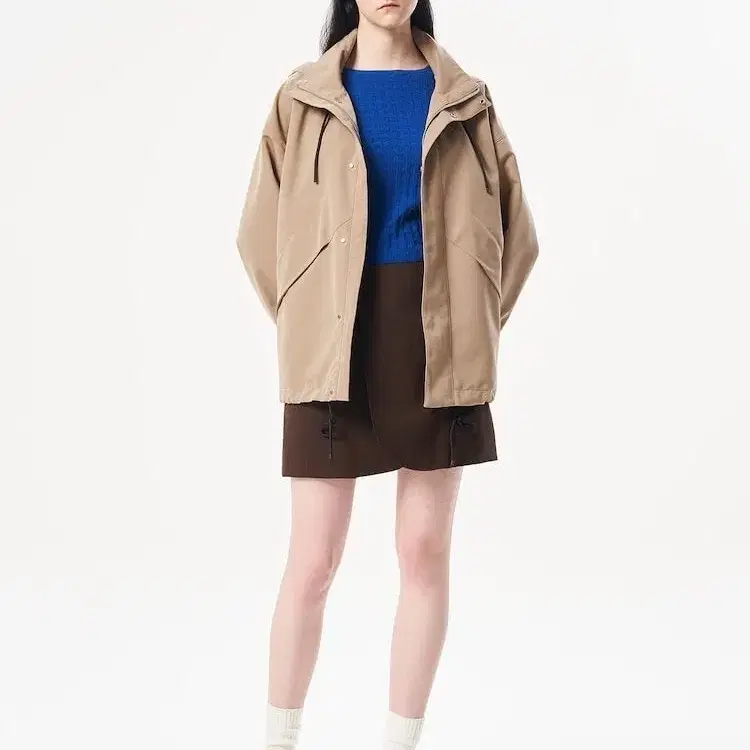 오라리 후드 자켓 ,점퍼 Auralee Women Wool Max Canvas Hooded Blouson ~