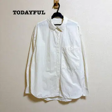 TODAYFUL 보이프렌드 포켓 셔츠 F 화이트