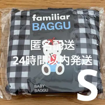 새상품 familiar BAGGU 에코백 S 체크