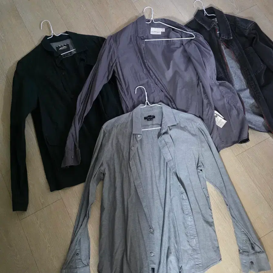 질스튜어트.DKNY.반스 셔츠자켓. 블랙 데님셰츠자켓 일괄