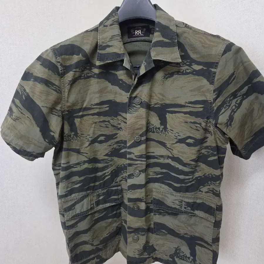 RRL 타이거카모 밀리터리 립스탁 셔츠 L