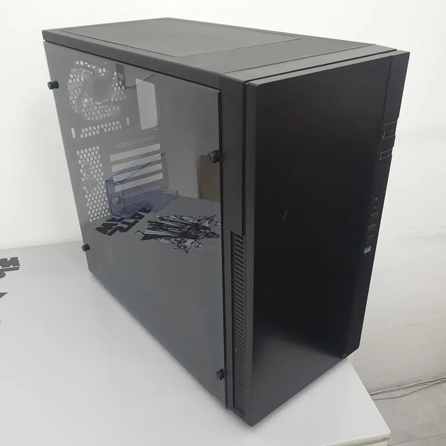 [무료배송] 중고 3RSYS L1000 강화유리 미들타워 케이스