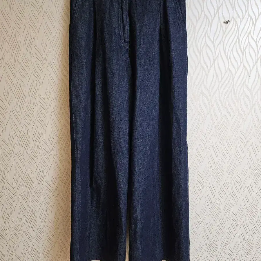 THE GARMENT 더가먼츠 여성 생지 와이드 데님 팬츠 PS24