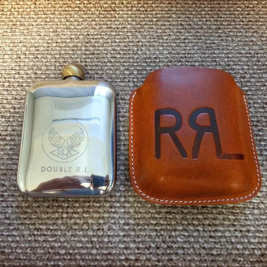 RRL 더블알엘 윙 로고 힙 플라스크 (술병)