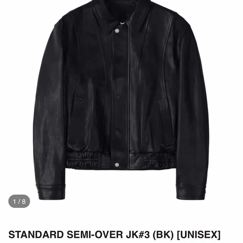 (4느와르라르메스 SEMI-OVER JK#3 (BK) [UNISEX]