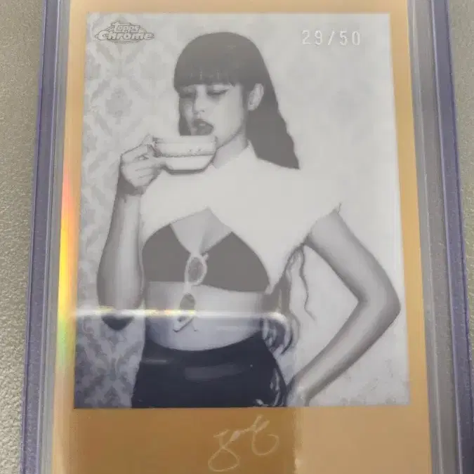 탑스 topps 제니 jennie 50한정 카드 팝니다.