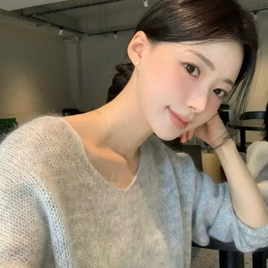 플랜트샵 모헤어 니트