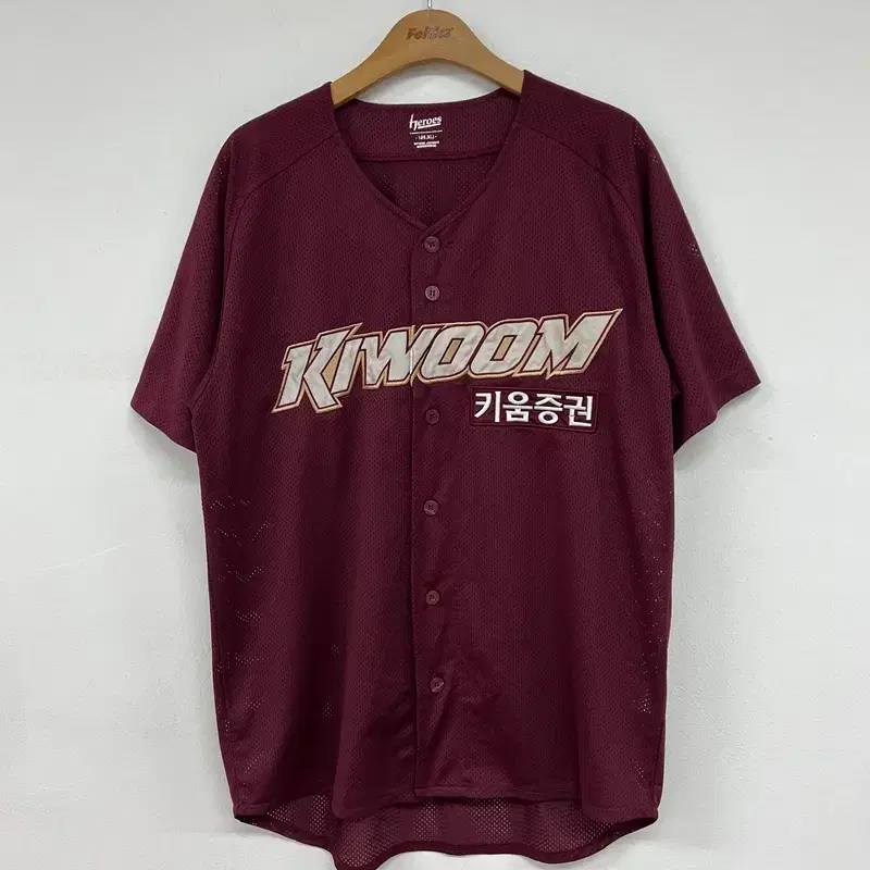 KBO 키움히어로즈 원정유니폼/져지 XL(105)