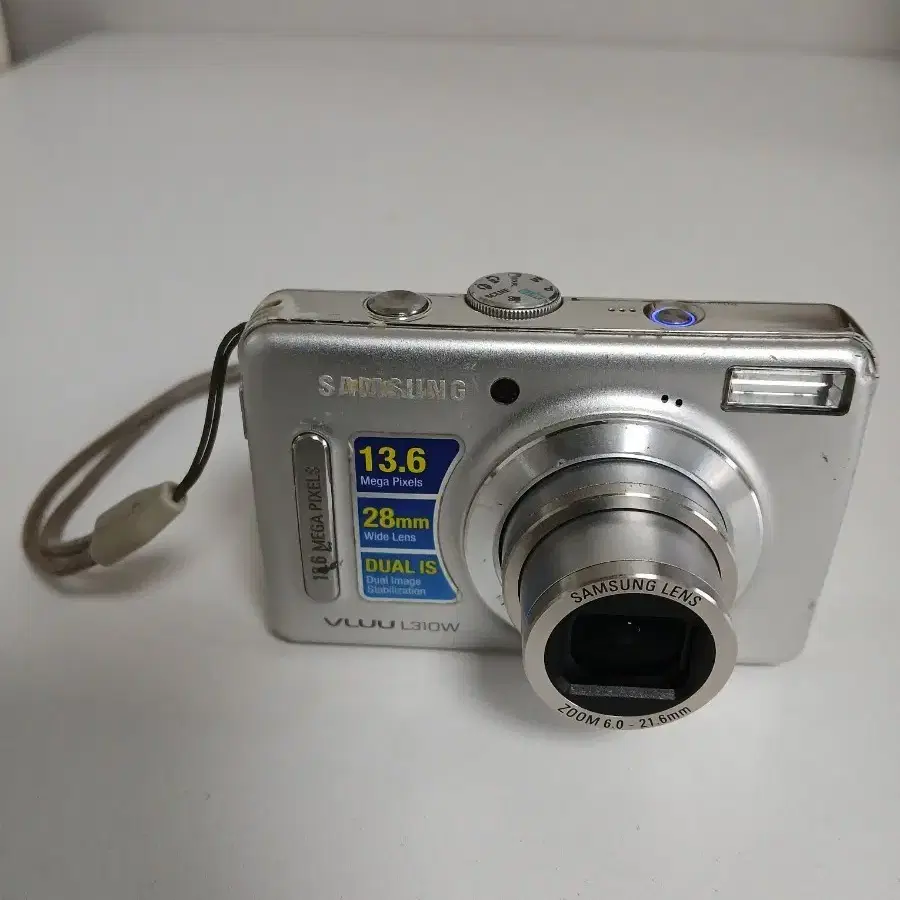 [빈티지 디카] 삼성 블루 VLUU L310W 디지털카메라 (작동 완벽)