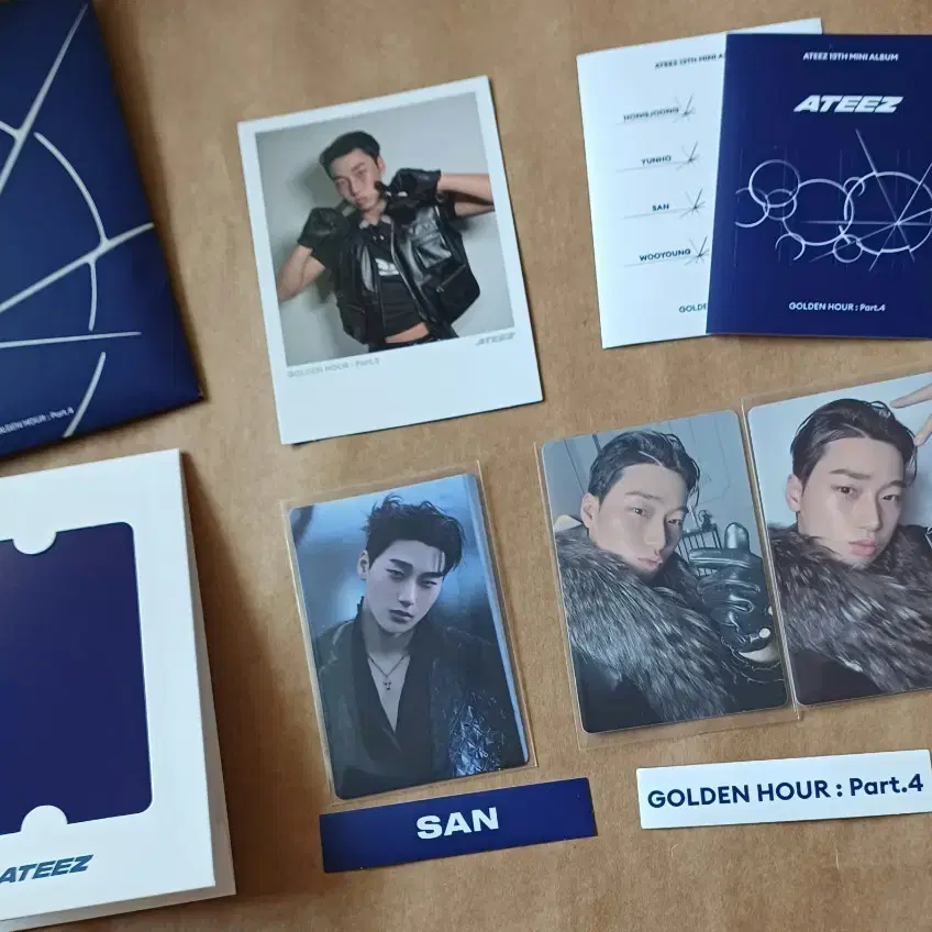 에이티즈 최산 파트4 포카 앨범