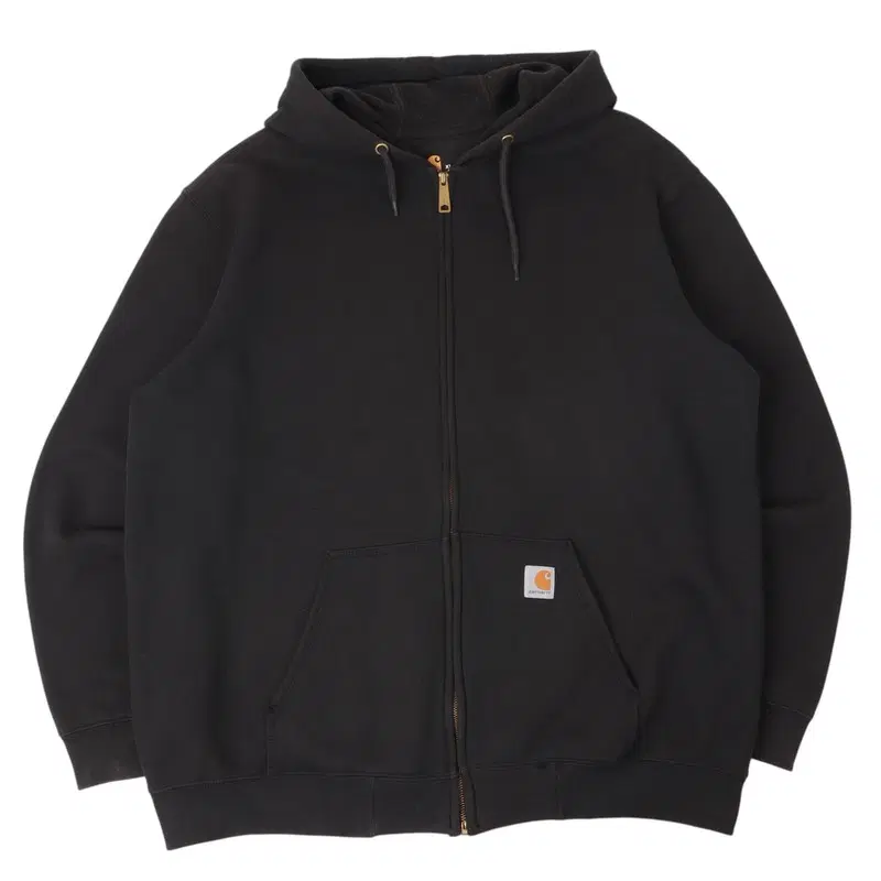 칼하트 k122 블랙 오리지널핏 후드집업 8129