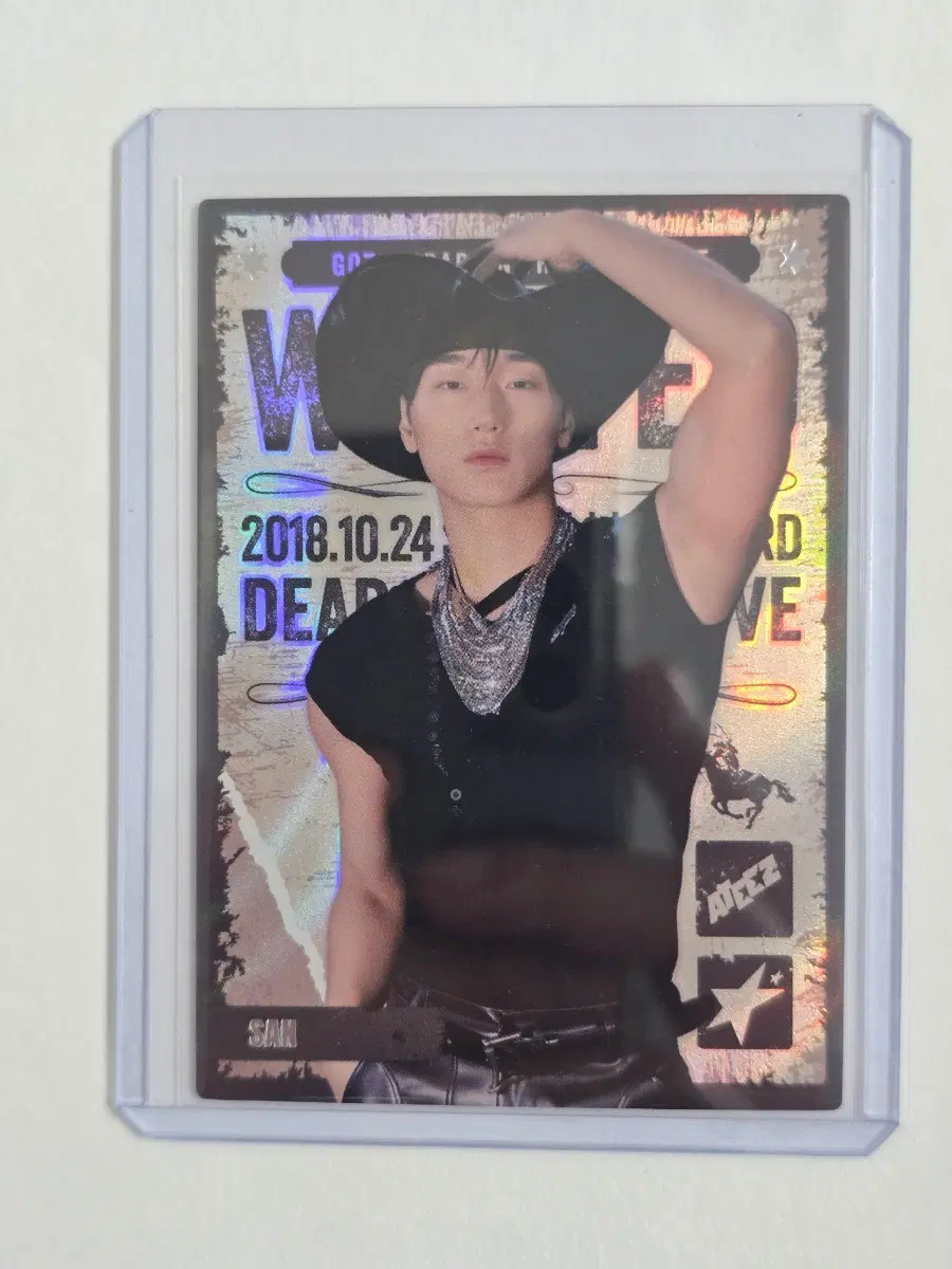 Official Release Tereca Ateez choi san Wanted Poster SP Card