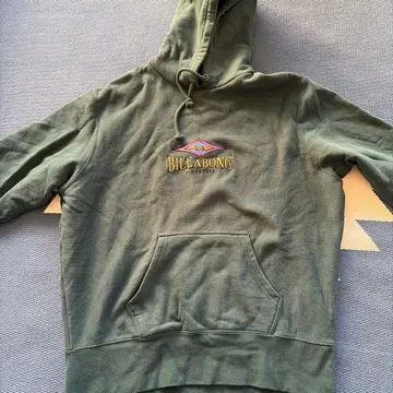 BILLABONG 후드티 다크 그린 M사이즈