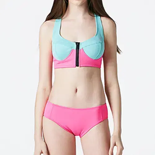 [새상품] 배럴 워터스포츠 S사이즈 PURA CROP NEOPRENE BIKINI (TOP)-PIN-MINT