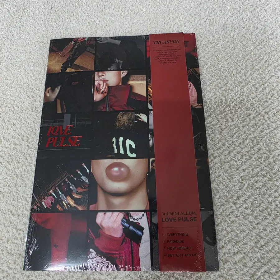 (Set) TREASURE (트레저) 3rd MINI ALBUM 러브펄스 LOVE PULSE (METAL VER.) (ROCKCHIC VER.) (STREET VER.)