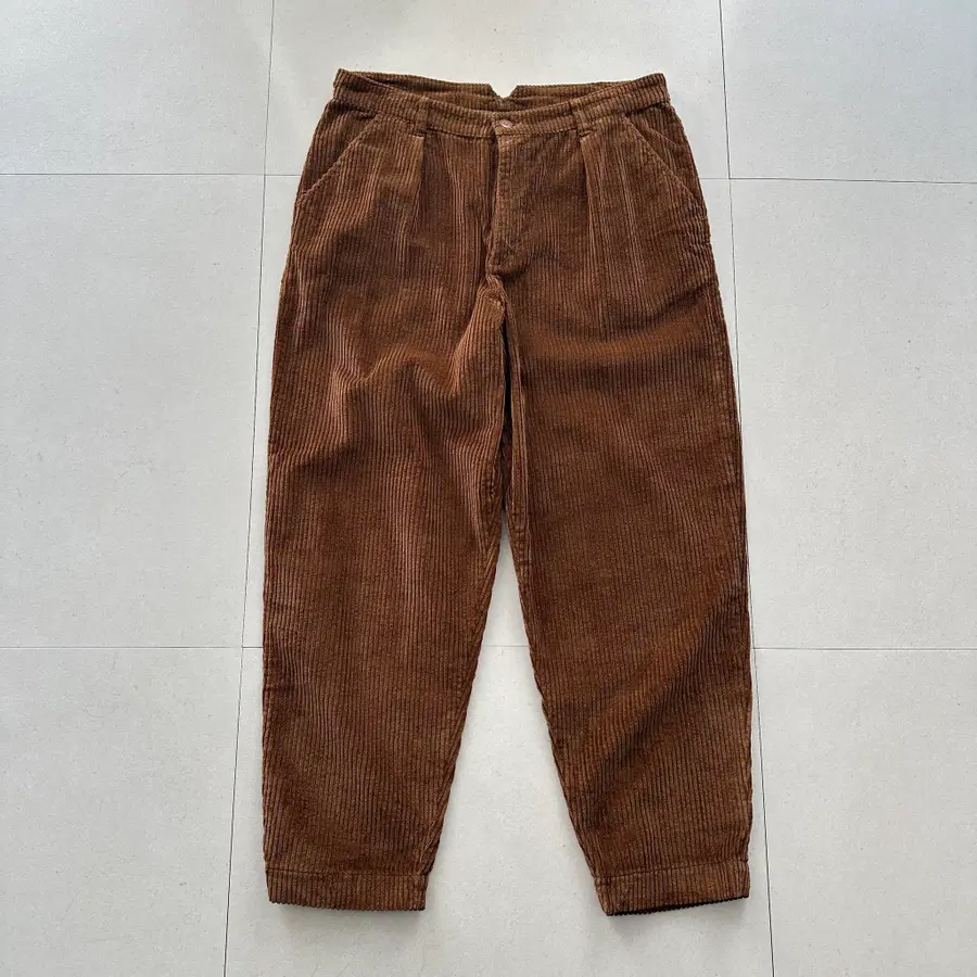 80s 빈티지 르몽생미셸 빈티지 코듀로이 골덴 팬츠 XL