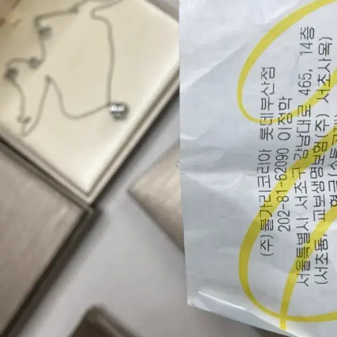 불가리 비제로원 화이트 골드 목걸이 사진 2