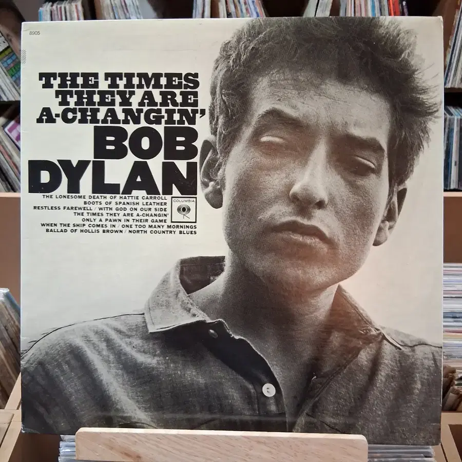 미국반 밥 딜런 The Times They Are A-Changin' LP