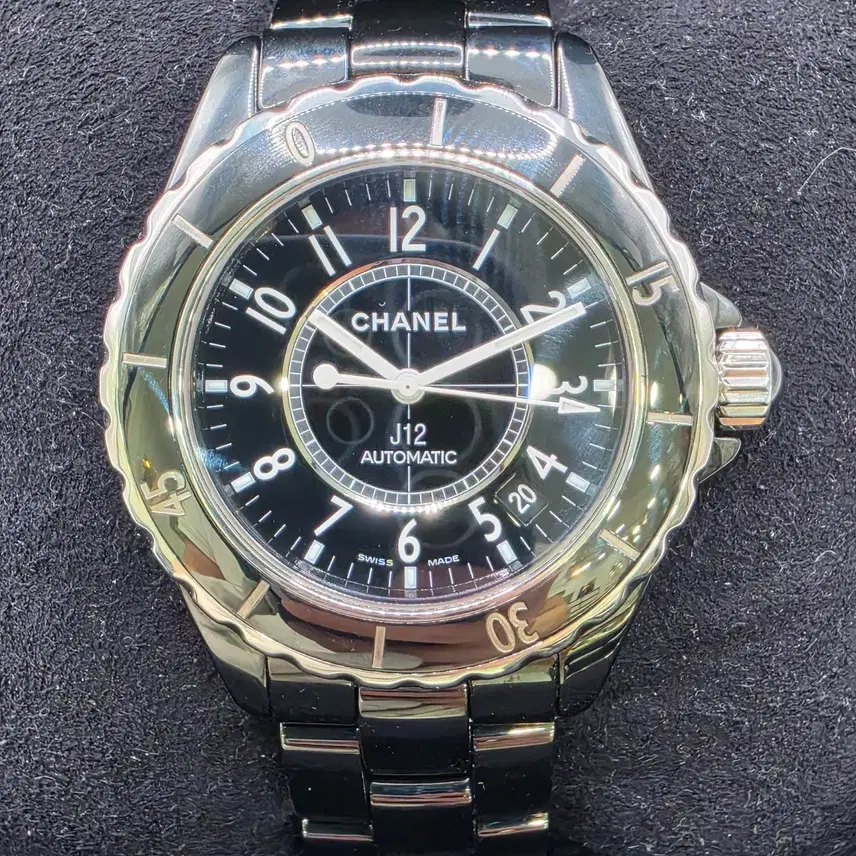 샤넬 특가 CHANEL J12 38mm 블랙 세라믹 상태굿 사진 1