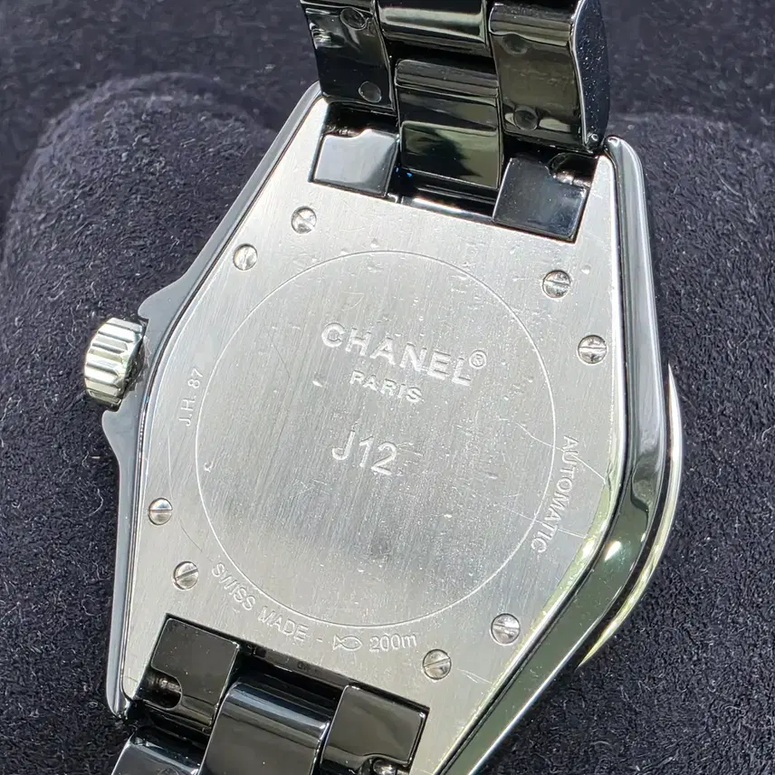 샤넬 특가 CHANEL J12 38mm 블랙 세라믹 상태굿 사진 5