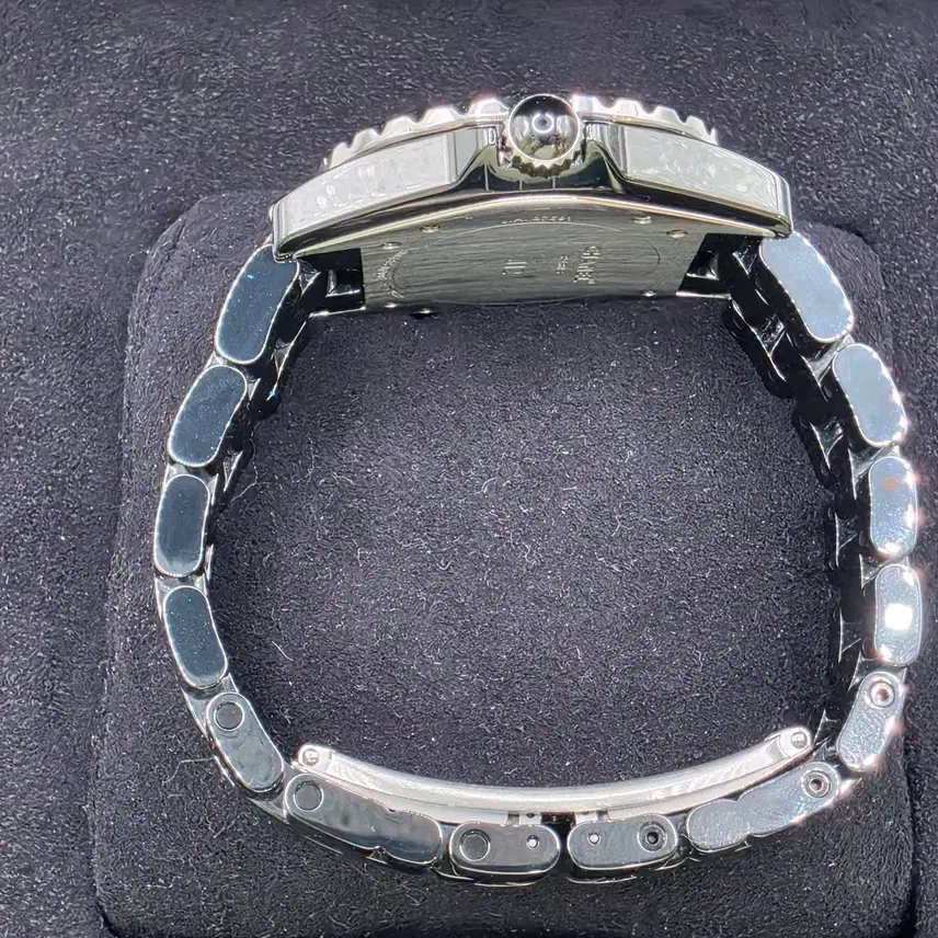 샤넬 특가 CHANEL J12 38mm 블랙 세라믹 상태굿 사진 8