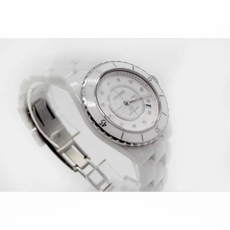샤넬 J12 오토매틱 칼리버 12.1 38mm 화이트 다이아 인덱스 H5705 사진 4