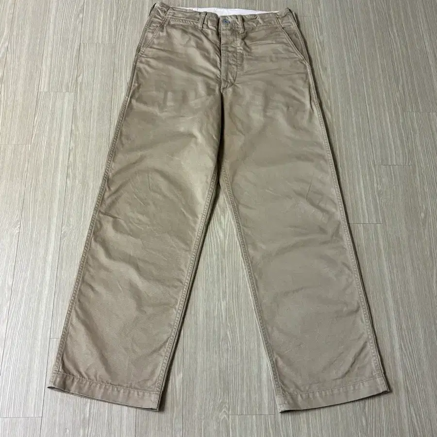 브론슨 1942 US Army Chino Trousers Khaki