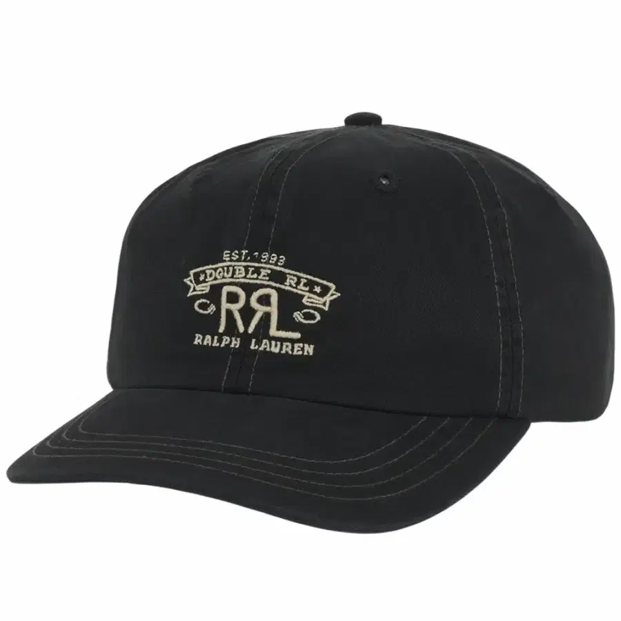RRL 더블알엘 랜치 로고 트윌 볼캡 블랙 (새제품)