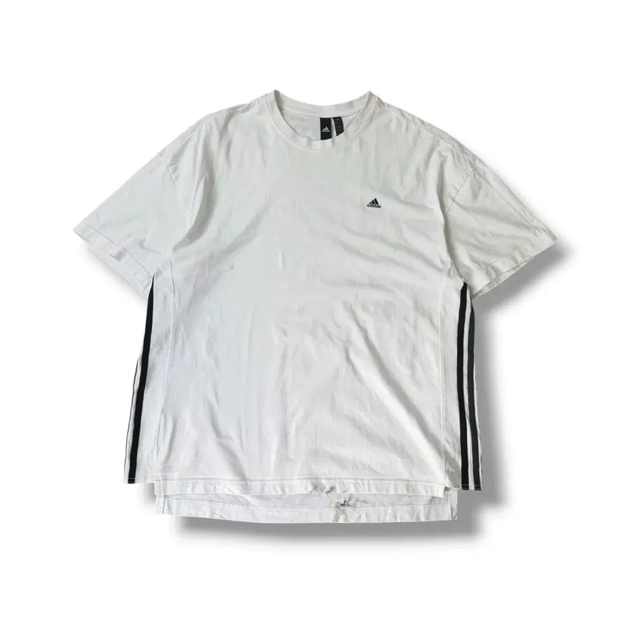 아디다스 화이트 엠 시티 루즈 반팔티셔츠2XL