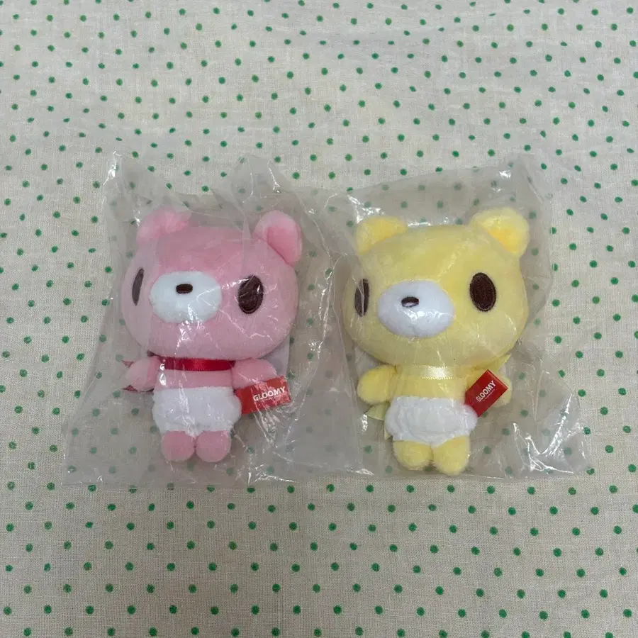 (세트) 베이비 글루미베어 핑크+노랑