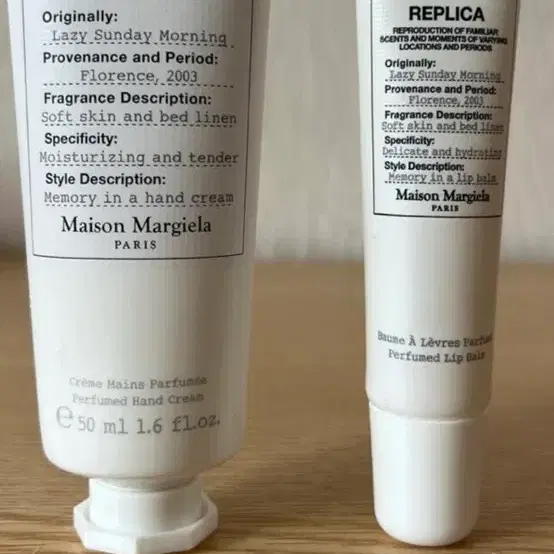 메종 마르지엘라 레플리카 핸드크림 30ml& 립밤15ml