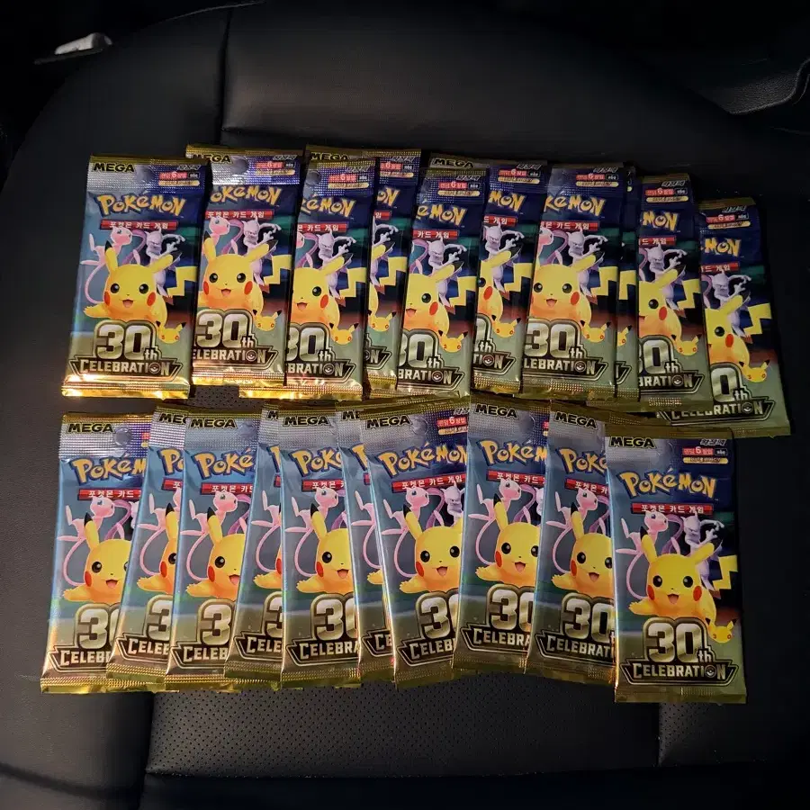 (서치팩)포켓몬카드 30주년 tcg 셀레브레이션 자판기 한글판 120팩 일괄