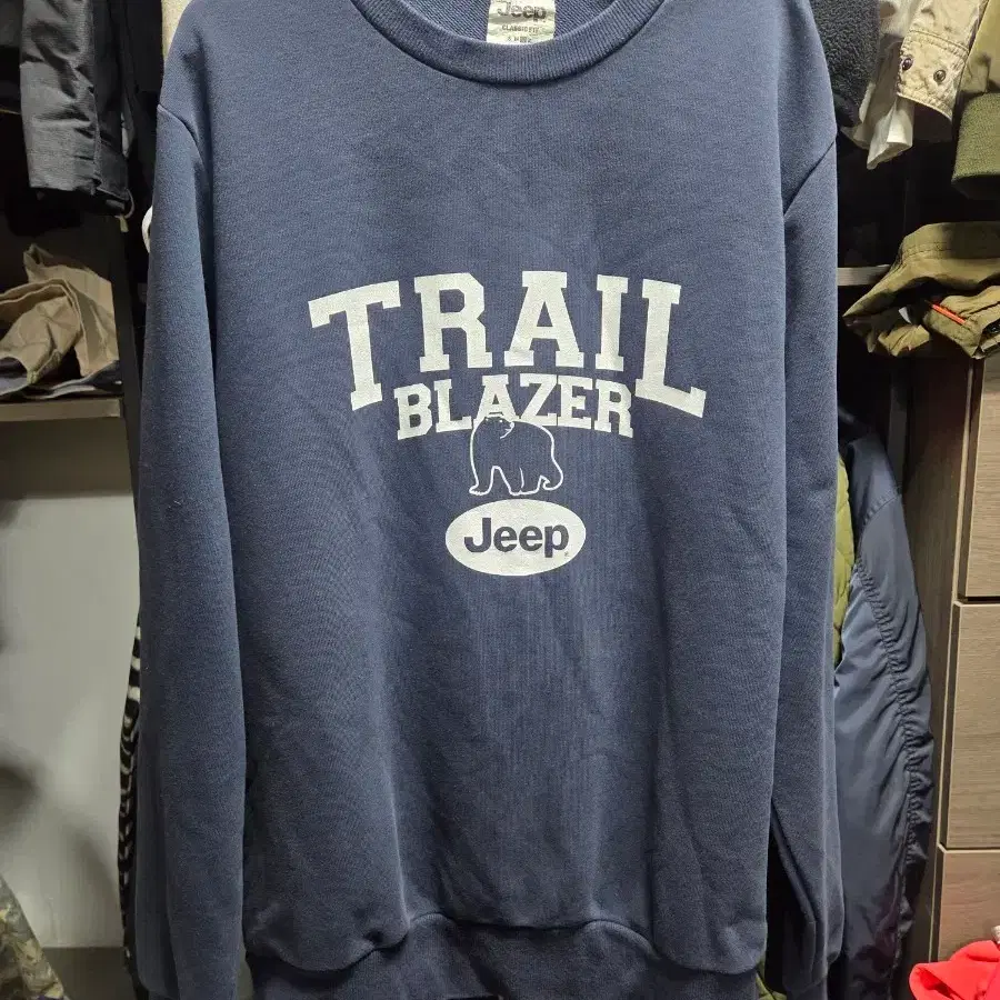 Jeep 맨투맨 네이비
