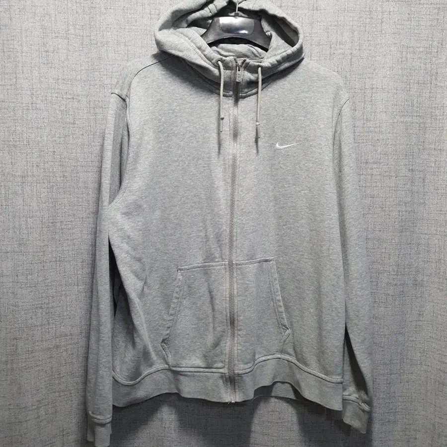 나이키 스우시 후드집업 그레이 2xl