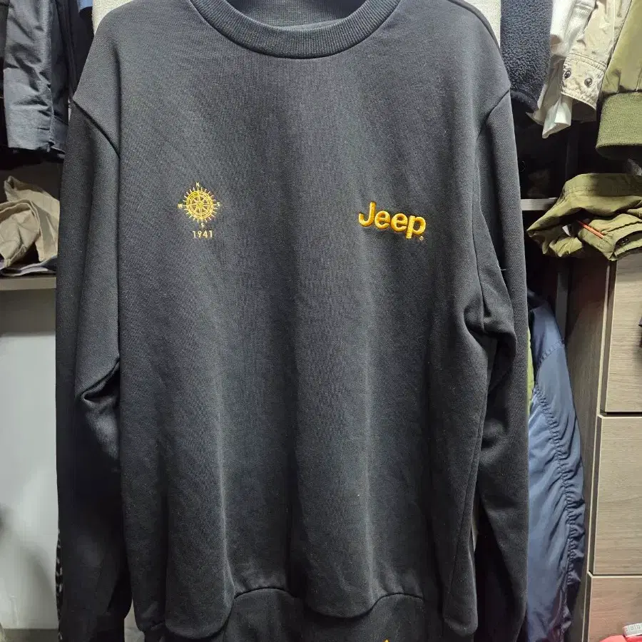 Jeep 맨투맨 블랙