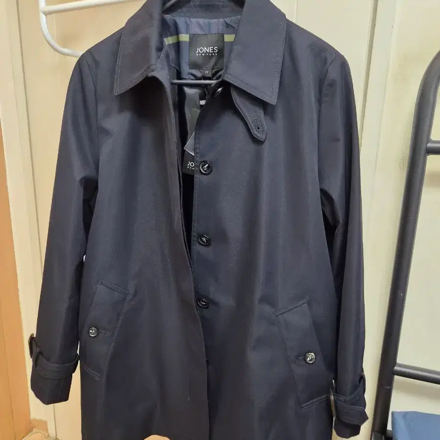 JONES NEW YORK 네이비 싱글 코트