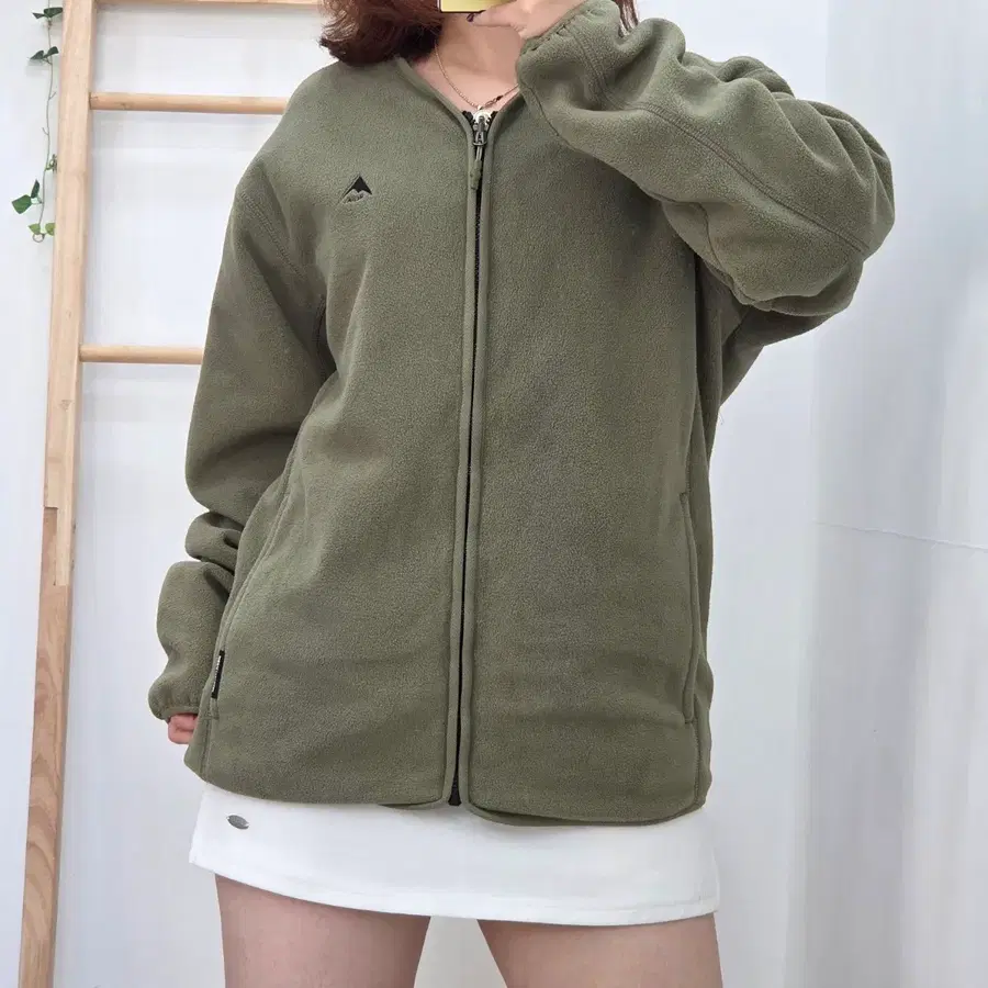 [프립/100]네파 리버시블 후리스 자켓 카키/블랙