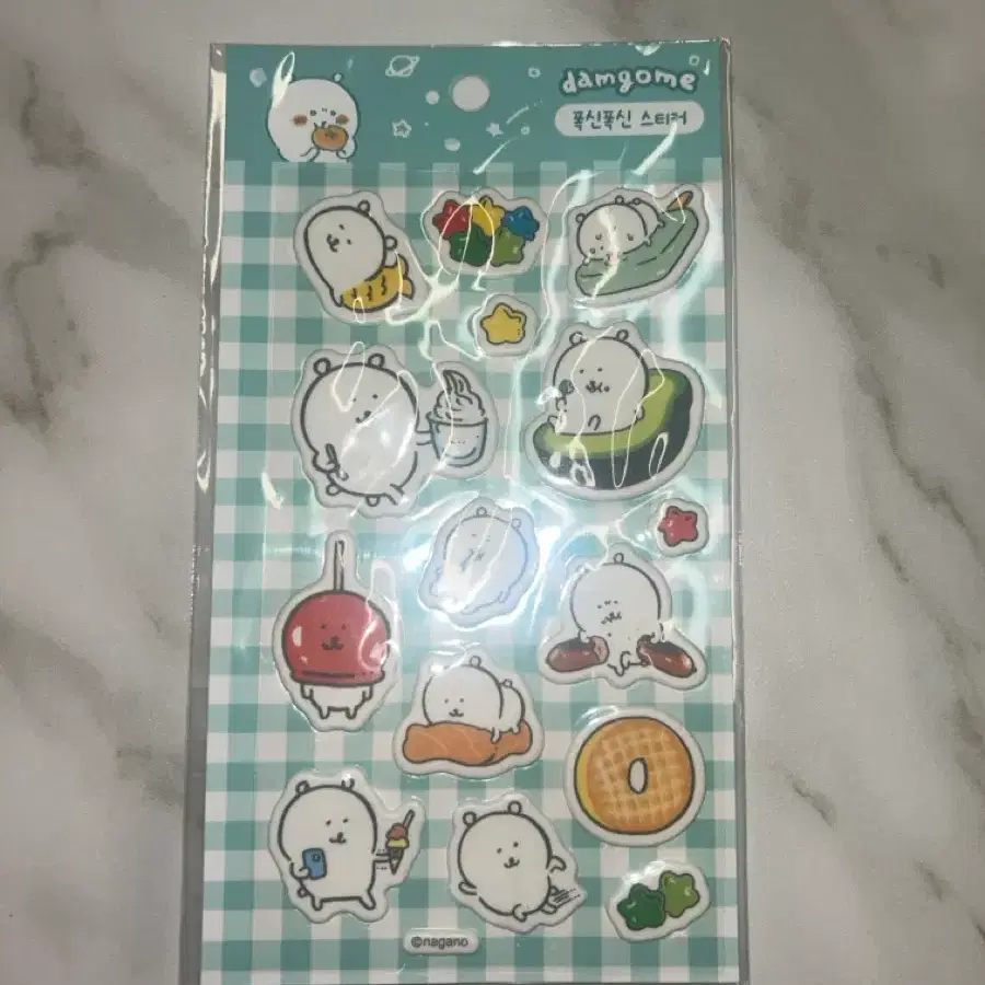 농담곰 폭신폭신 스티커